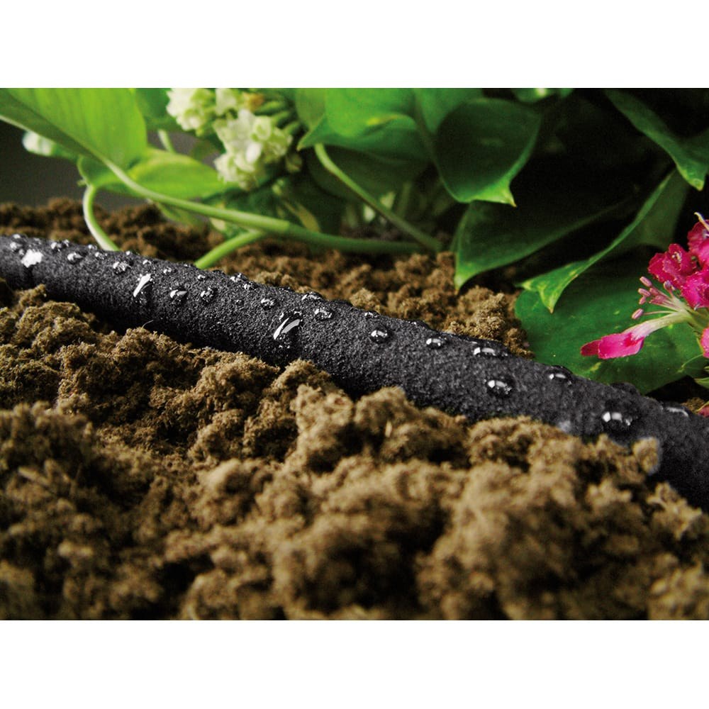 Manguera porosa de riego por goteo ½ pulg, ø12,5 mm x 15 m