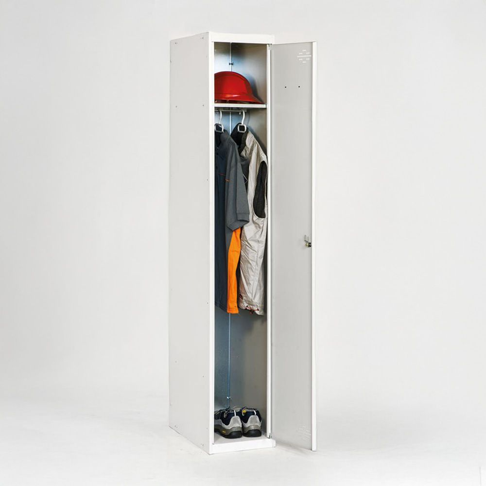 Taquilla desmontada 1 puerta ancho 30 x 50 x 180 cm