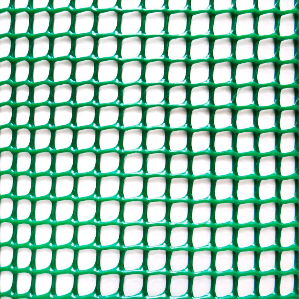 Rollo de malla ligera cadrinet color verde 1 x 25 m cuadro: 4,5 x 4,5 mm