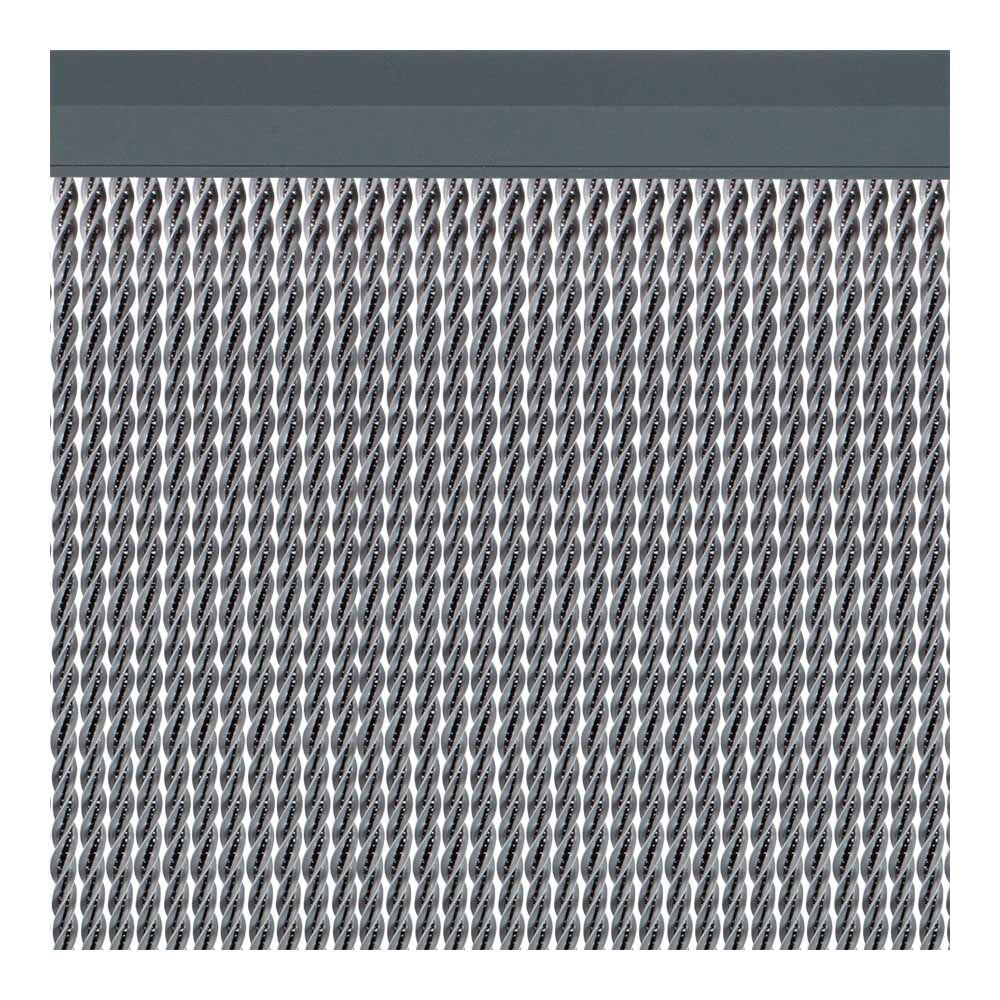 Cortina para puerta modelo manacor color plata 90 x 210 cm
