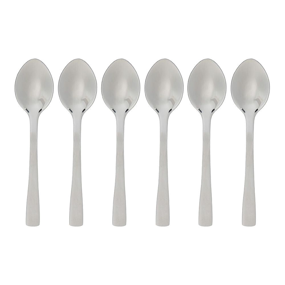 Cucharas pequeña moka inoxidable silver precision 9,5 cm 6 uds