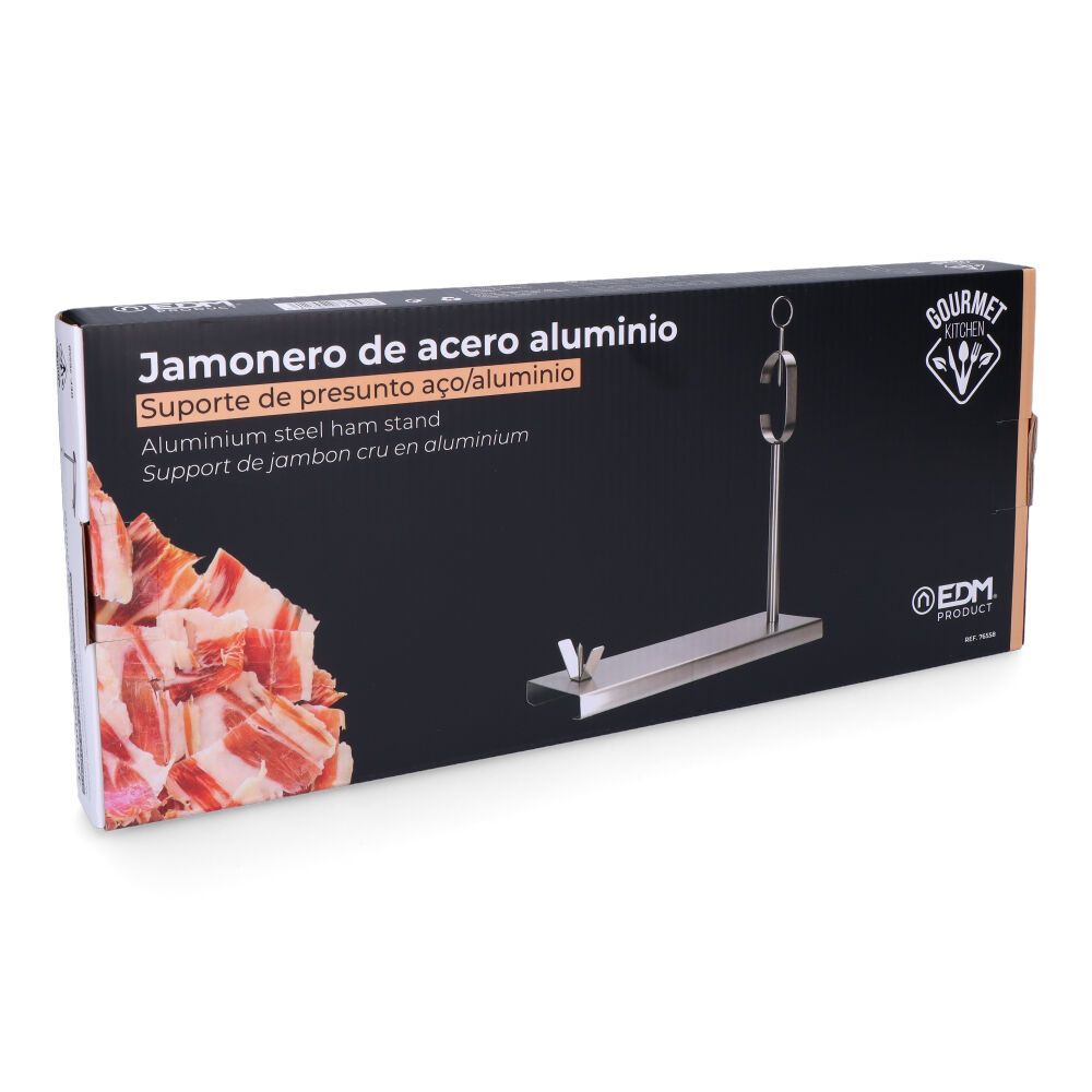 Jamonero metálico 40 x 16,5 x 42 cm