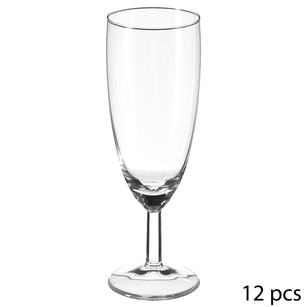 Copa de cava tipo flauta 15 cl, 12 uds
