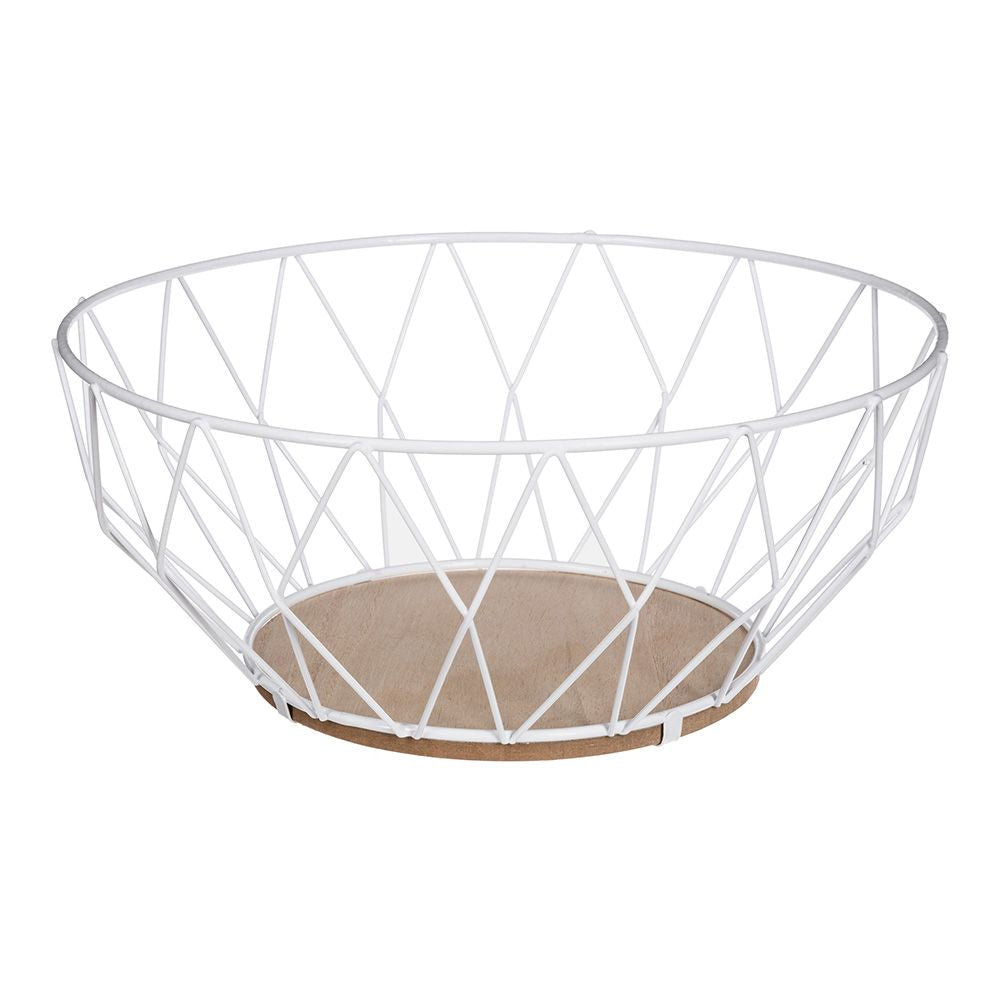 Frutero metálico baltik blanco ø28 cm colores/modelos surtidos