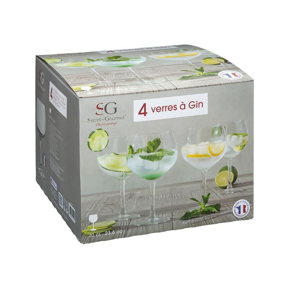 Copa de balón 70 cl, 4 uds