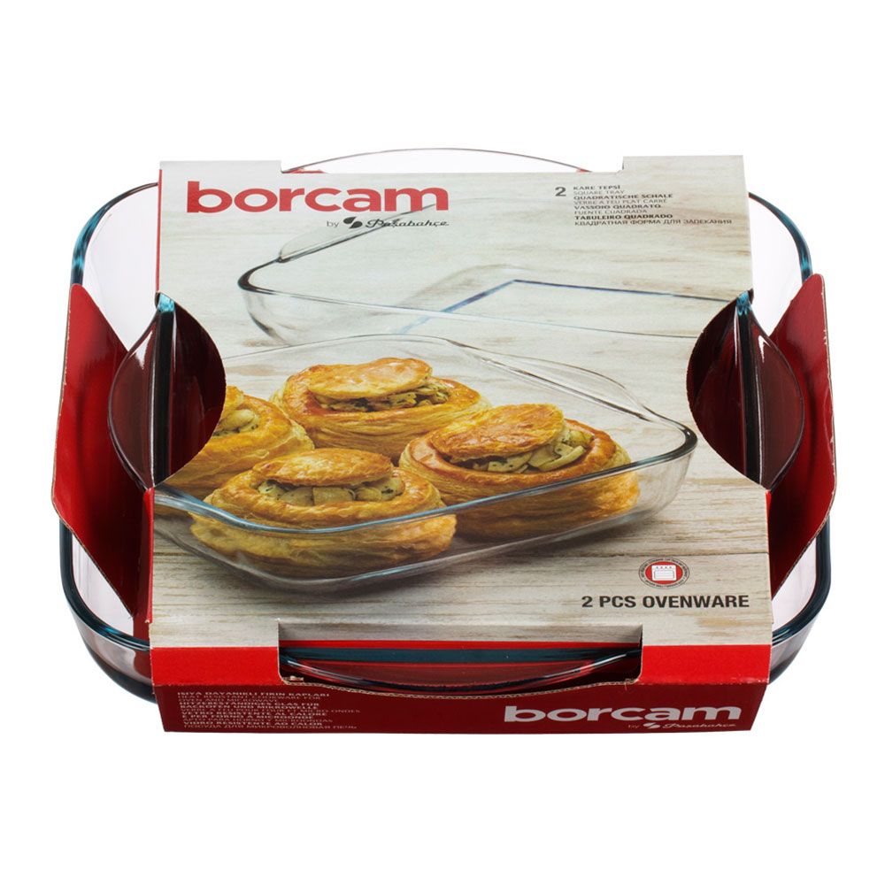 Set 2 bandejas cuadradas para horno
