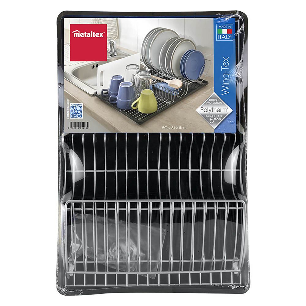 Escurreplatos con ala abatible wing-tex 50 x 31 x 11 cm
