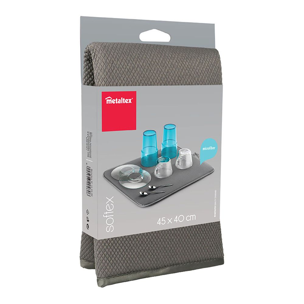 Tapete escurridor softex gris 45 x 40 cm