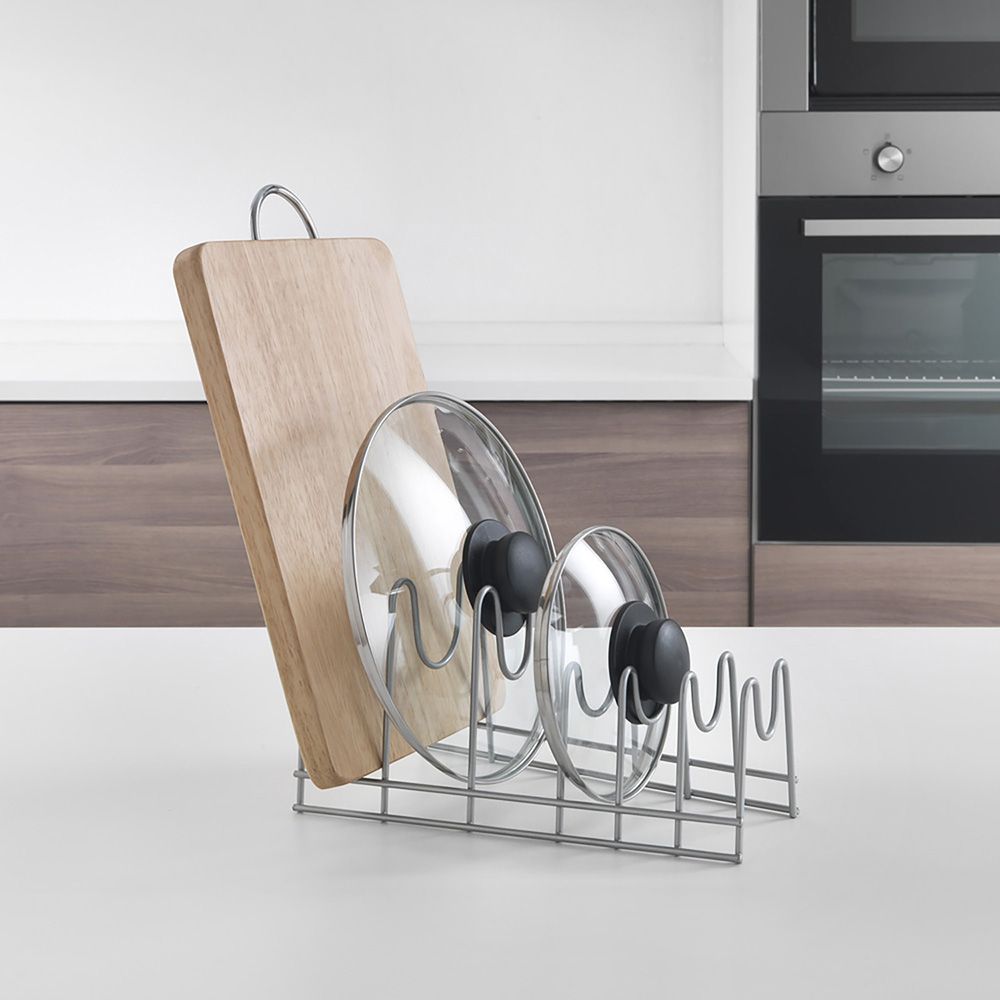 Soporte lido para platos, tapaderas y tablas de corte 29 x 50 x 17 cm