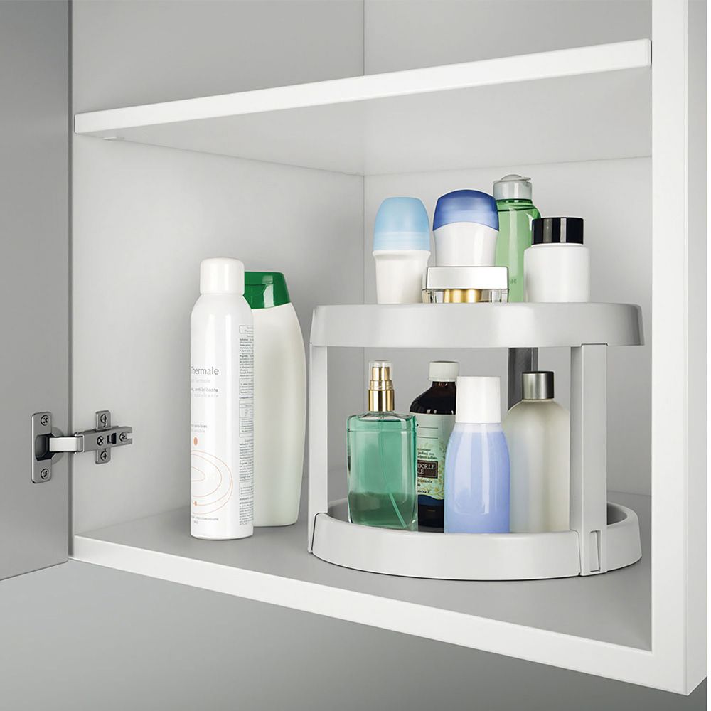 Organizador giratorio 2 alturas ø28 x 21 cm