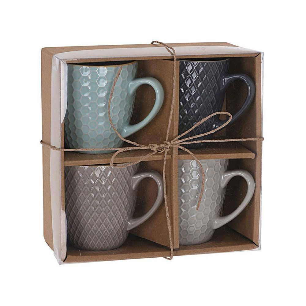 Tazas de café colores surtidos 200 ml, 4 uds