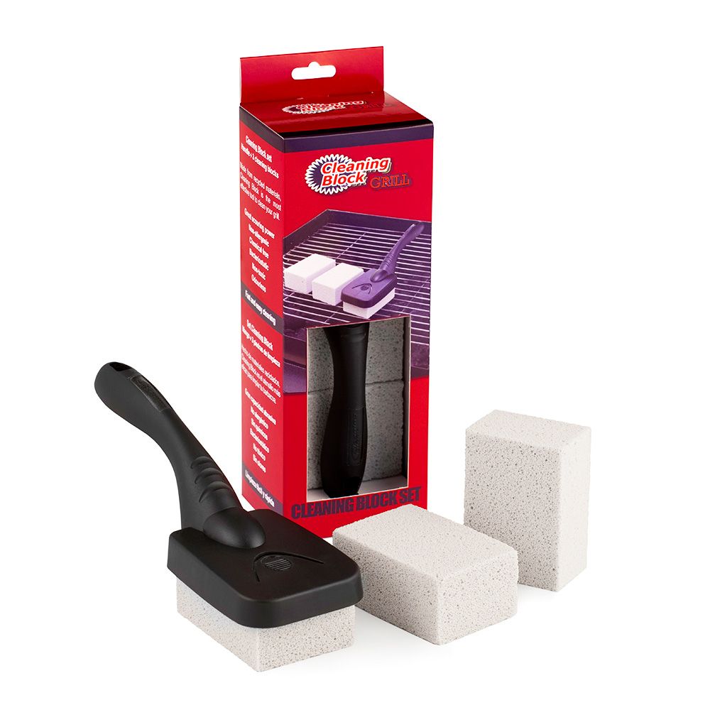 Cleaning block barbacoas con mango y solapa individual 3 uds