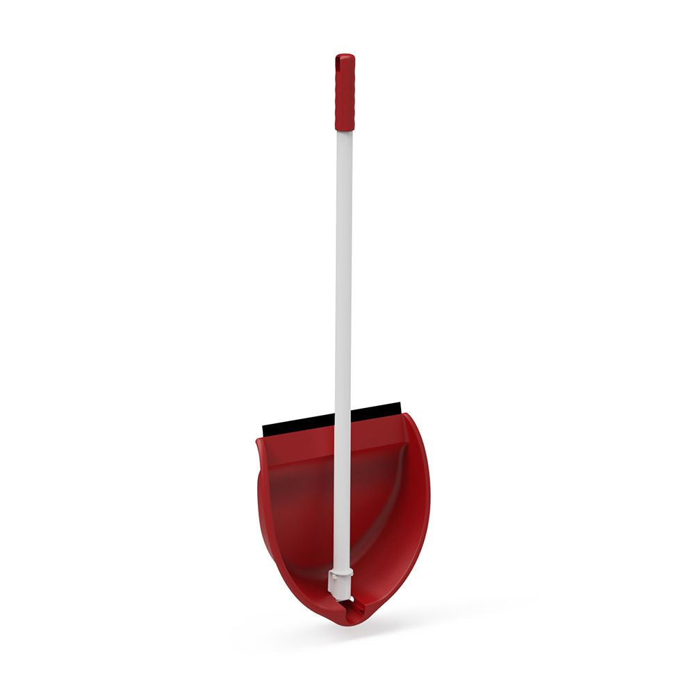Recogedor plegable rojo bimaterial