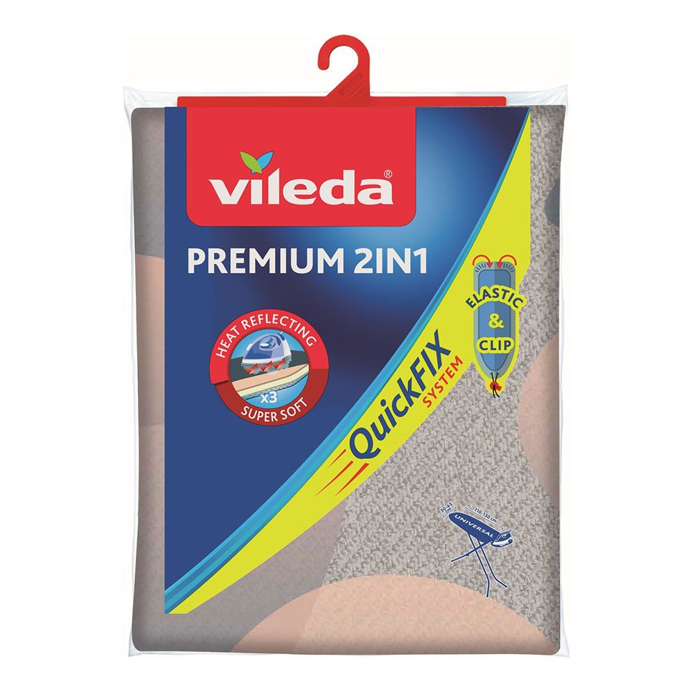 Funda premium 2 en 1 para tablas de planchar 110 x 30 cm hasta 130 x 45 cm