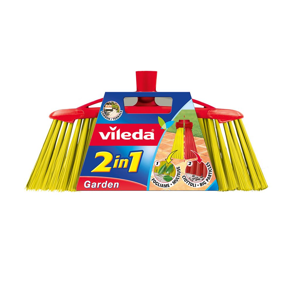 Cepillo escoba para exteriores garden 2 en 1