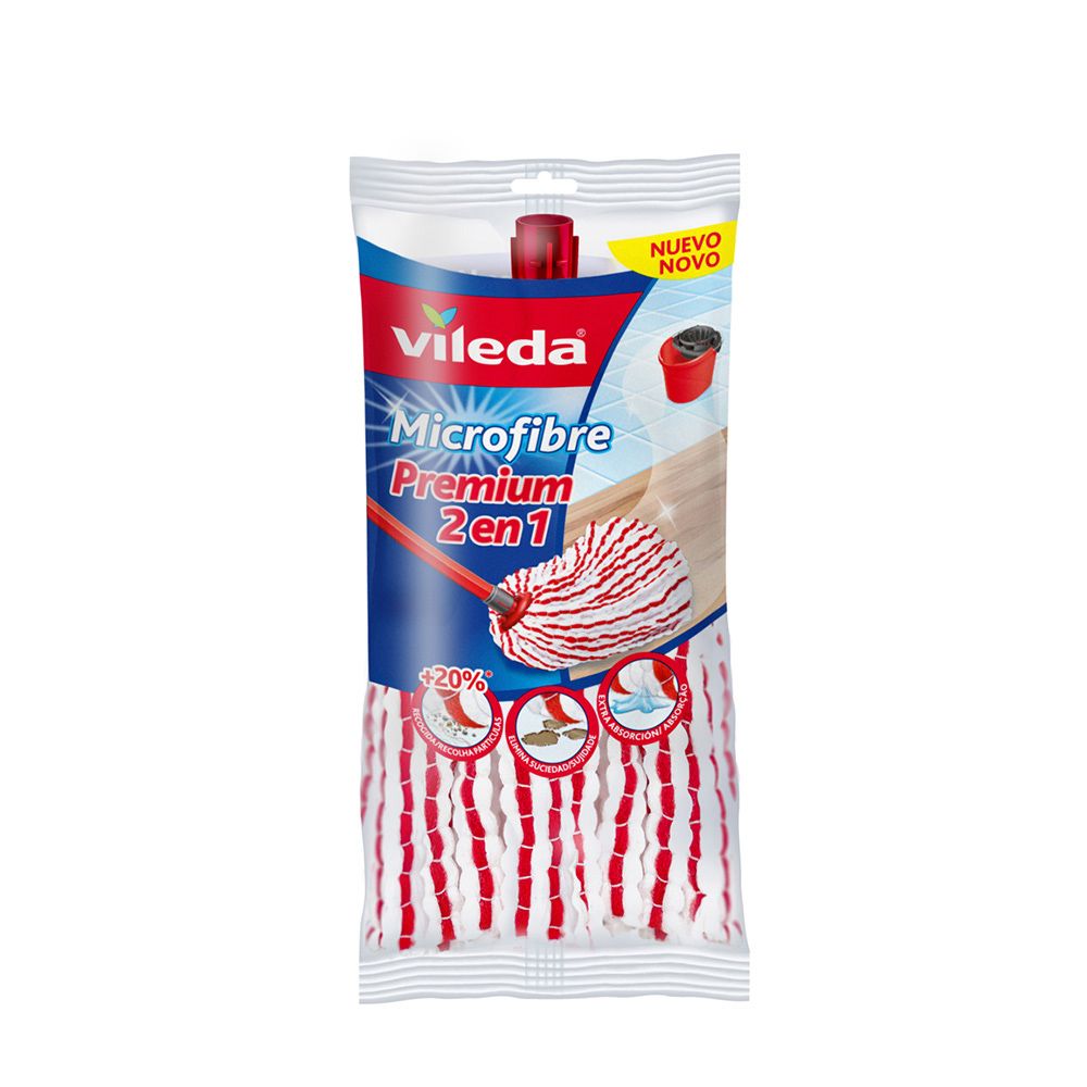 Fregona microfibra premium 2 en 1
