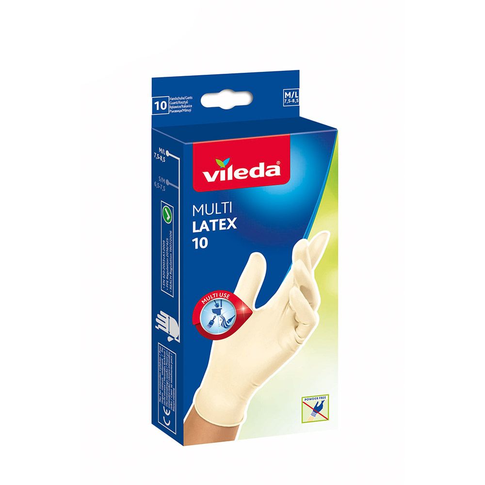Guante multi latex 10 uds talla m/l
