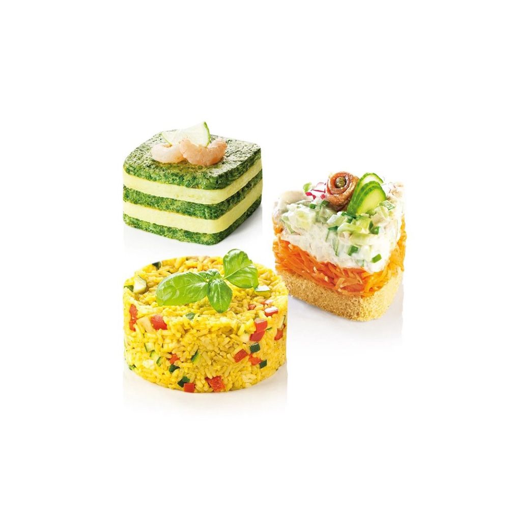 Moldes para emplatar grandchef 4 uds