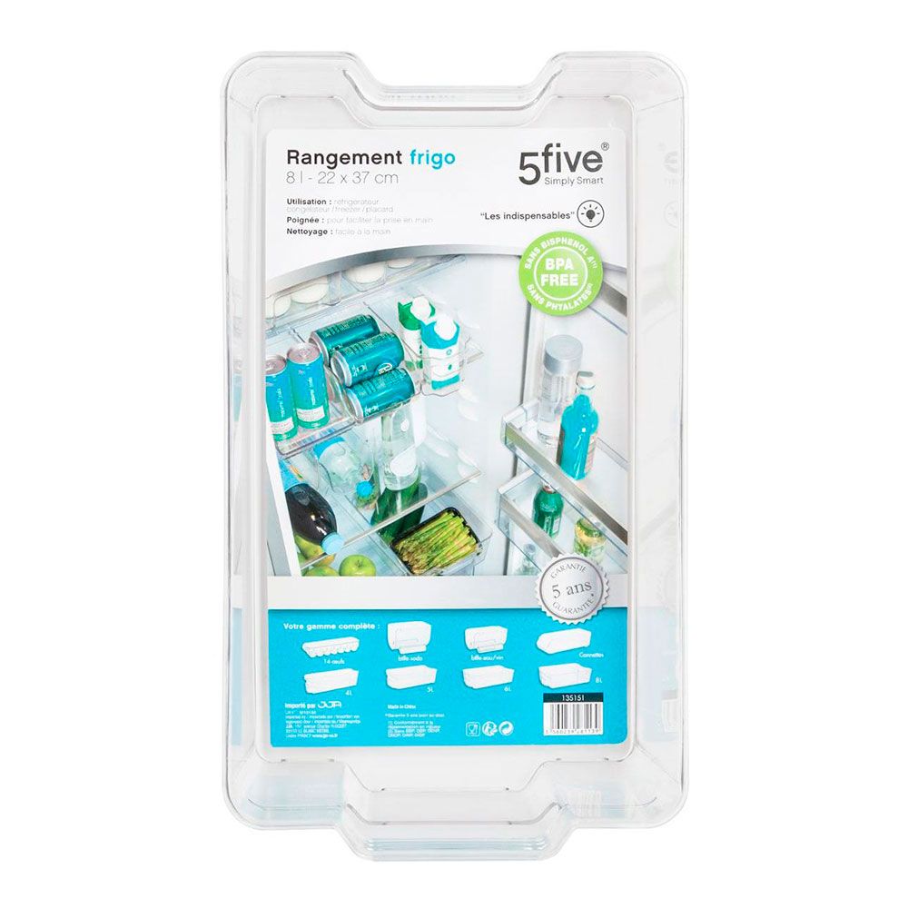 Organizador para frigorífico 8 l 37 x 22 x 10 cm