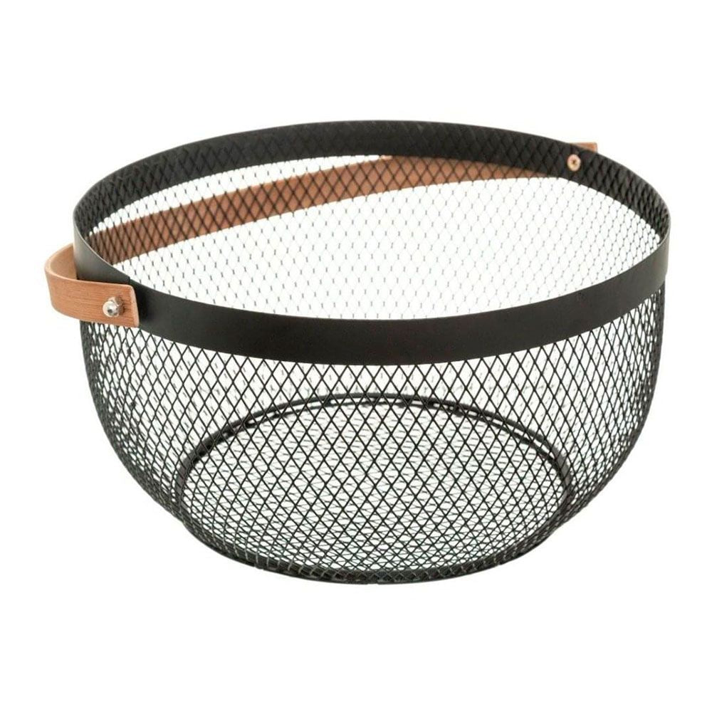 Cesta de malla retro colección noir kitchen ø29 cm