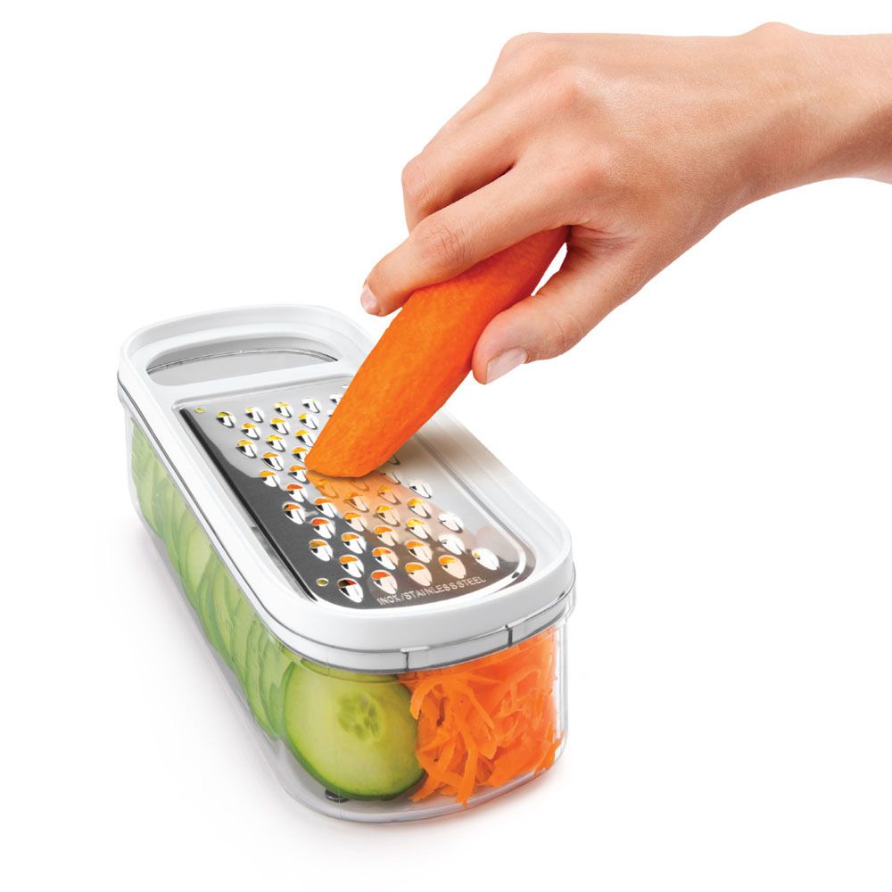 Rallador con contenedor 3 en 1 rap-box 21 cm