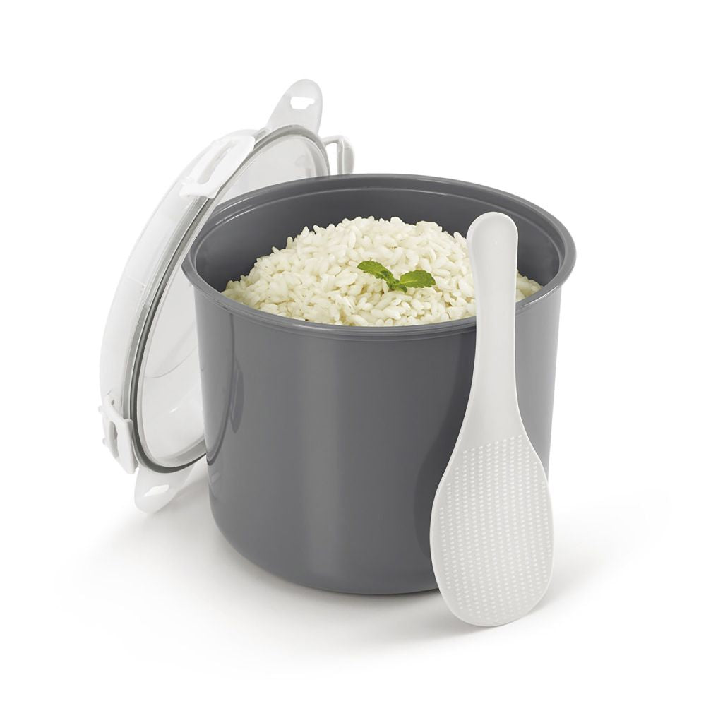 Cocedor de arroz y cereales para microondas
