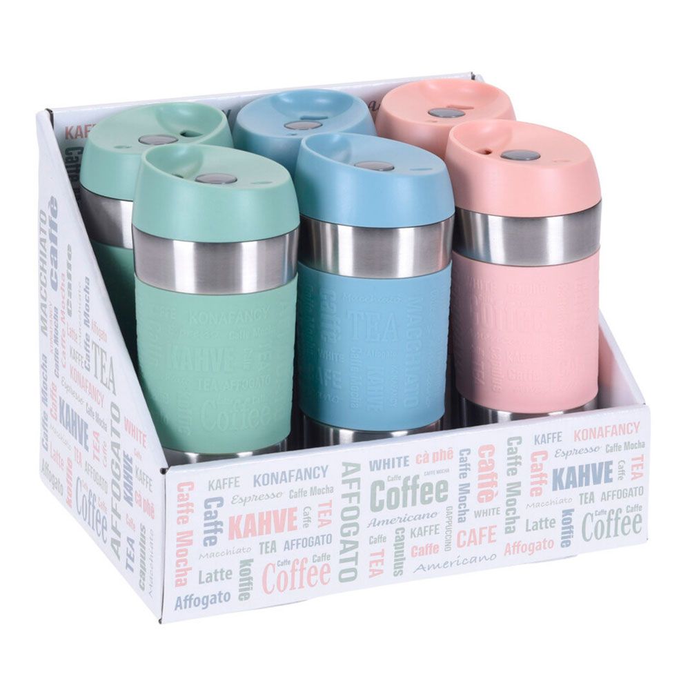 Taza termo colores surtidos 350 ml