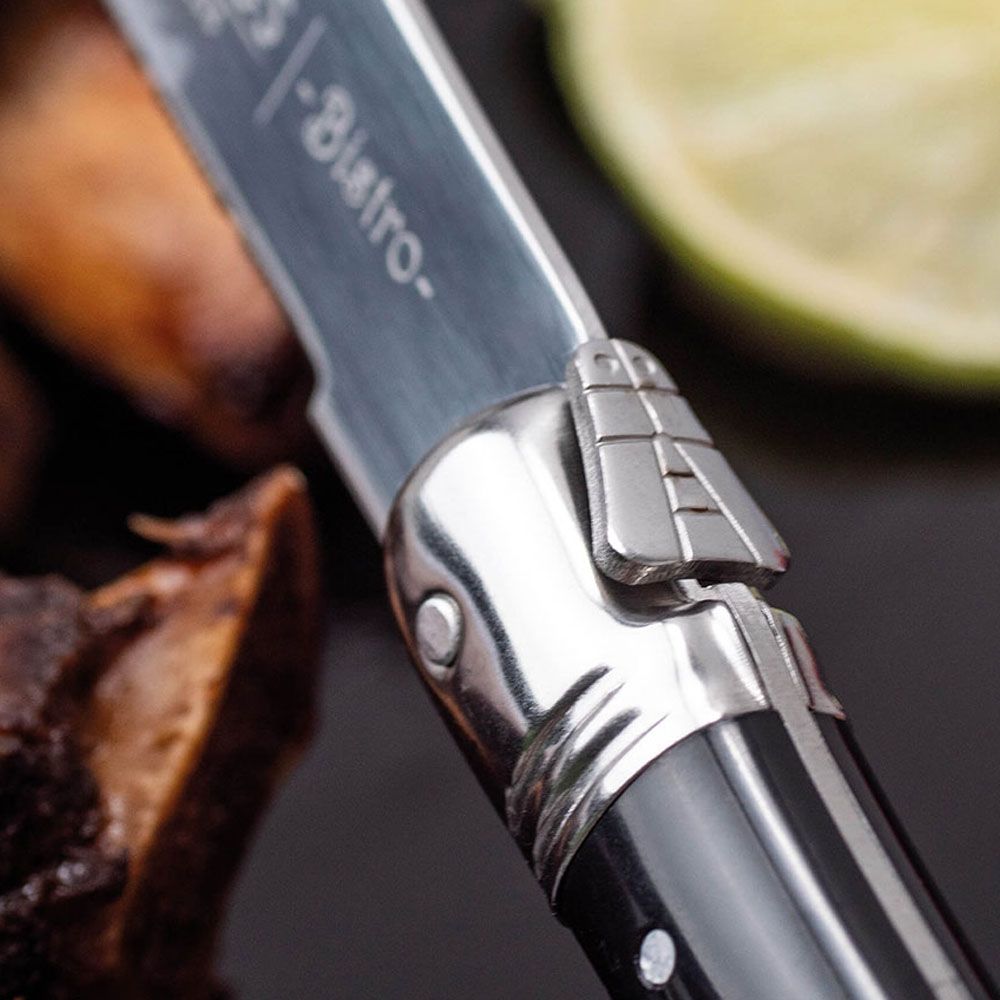 Cuchillos chuleteros bistro 11,5 cm 4 uds