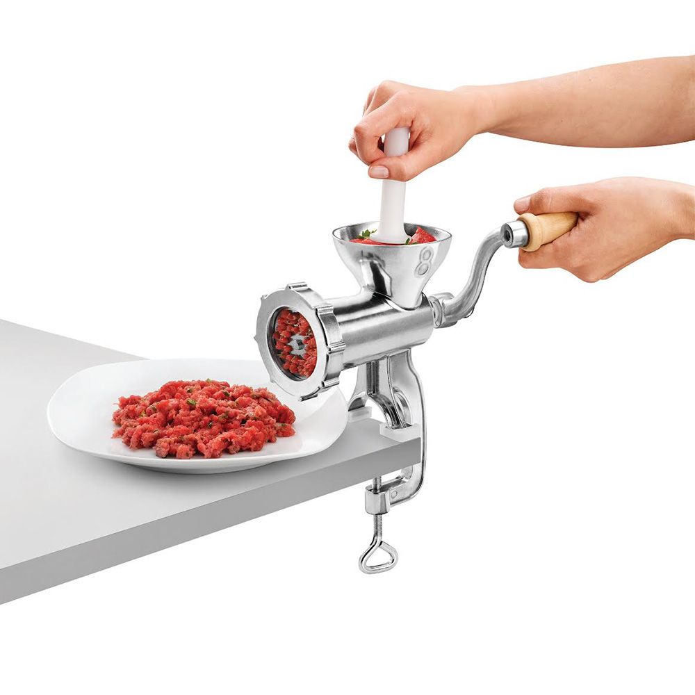 Picadora a manivela disco de acero inox ø66 mm