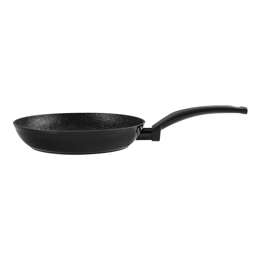 Set 2 sartenes + 1 olla, vivant, negra, aluminio, medidas: sartenes ø20 / ø24 cm y olla ø24 cm