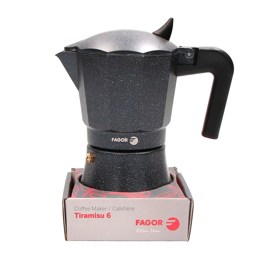 Cafetera tiramisu de aluminio 3 tazas