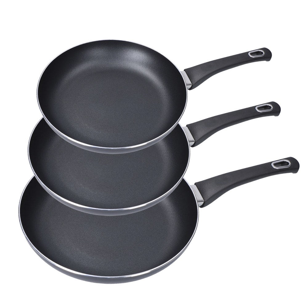 Set 3 sartenes antiadherentes "basic line" ø20 / ø24 / ø28 cm