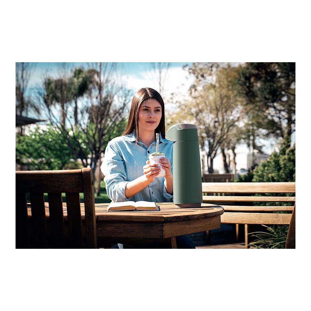 Termo con sifón exata verde 1,8 l