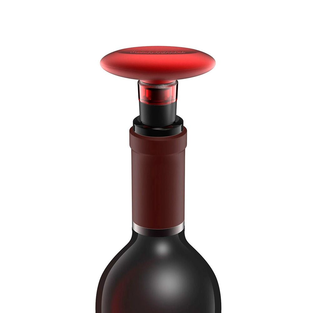 Tapón con bomba de vacío vino