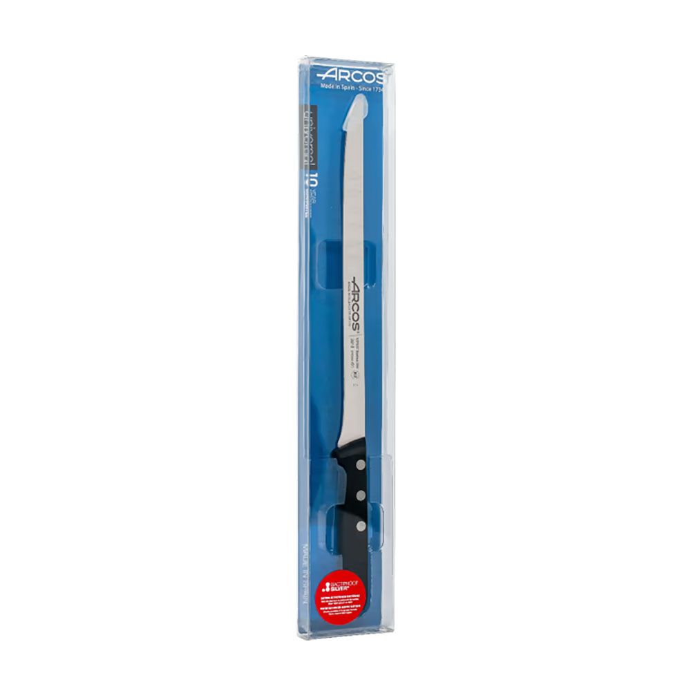 Cuchillo jamonero flexible con alveolos serie universal 240 mm