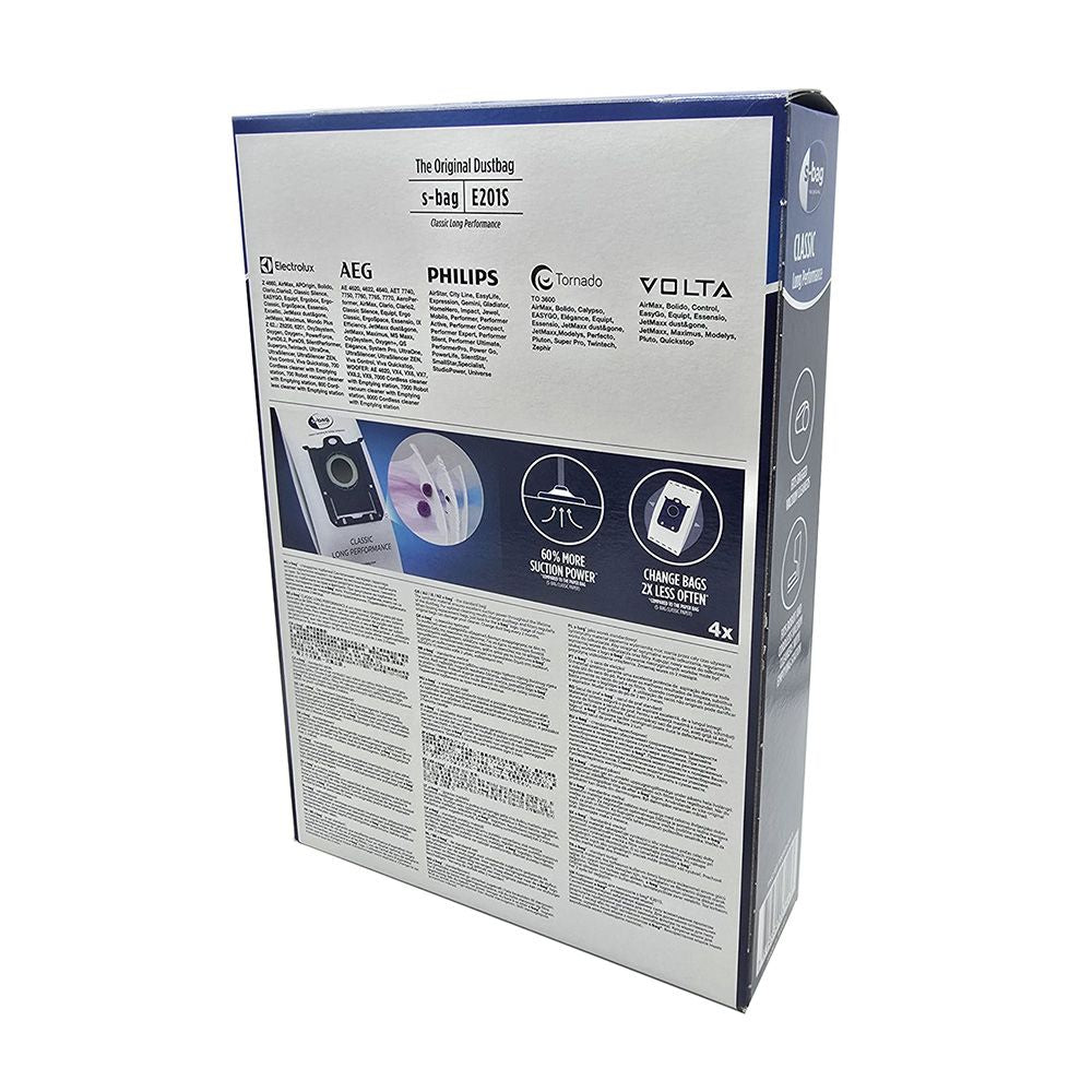 Bolsa de recambio para aspirador electrolux, philips, aeg