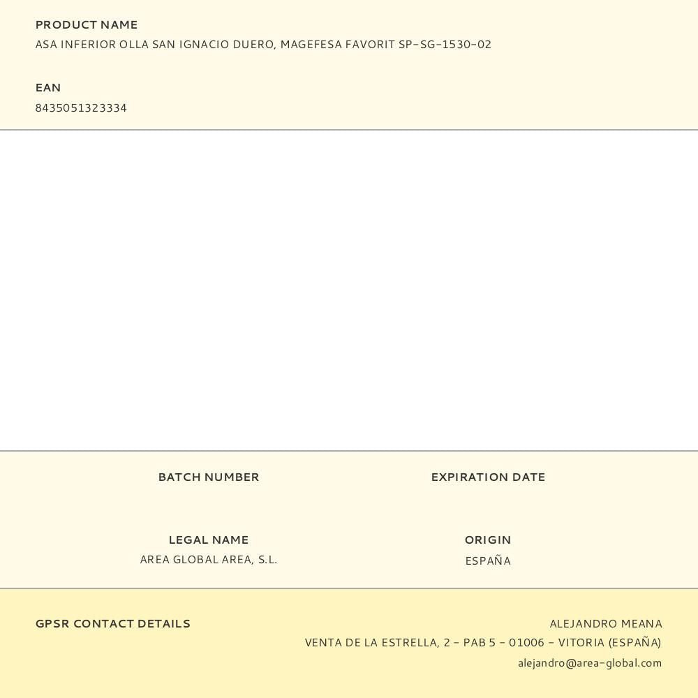 Asa inferior olla san ignacio duero, magefesa favorit sp-sg-1530-02