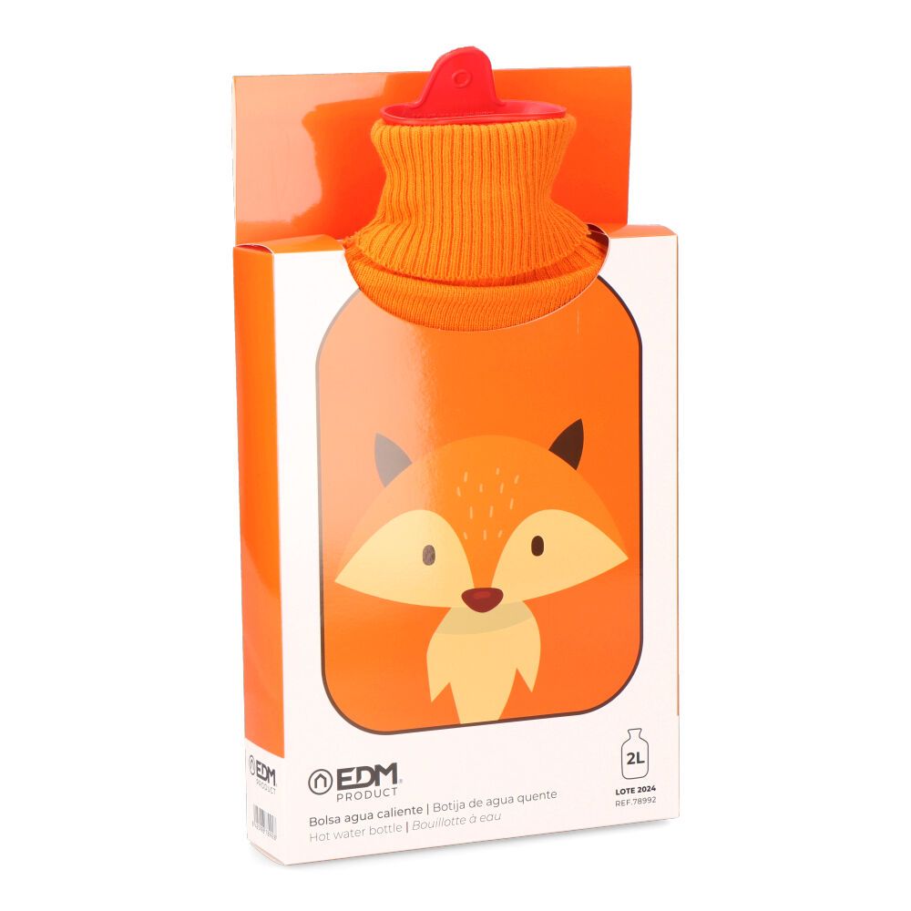 Bolsa de agua caliente 2 l modelo zorro
