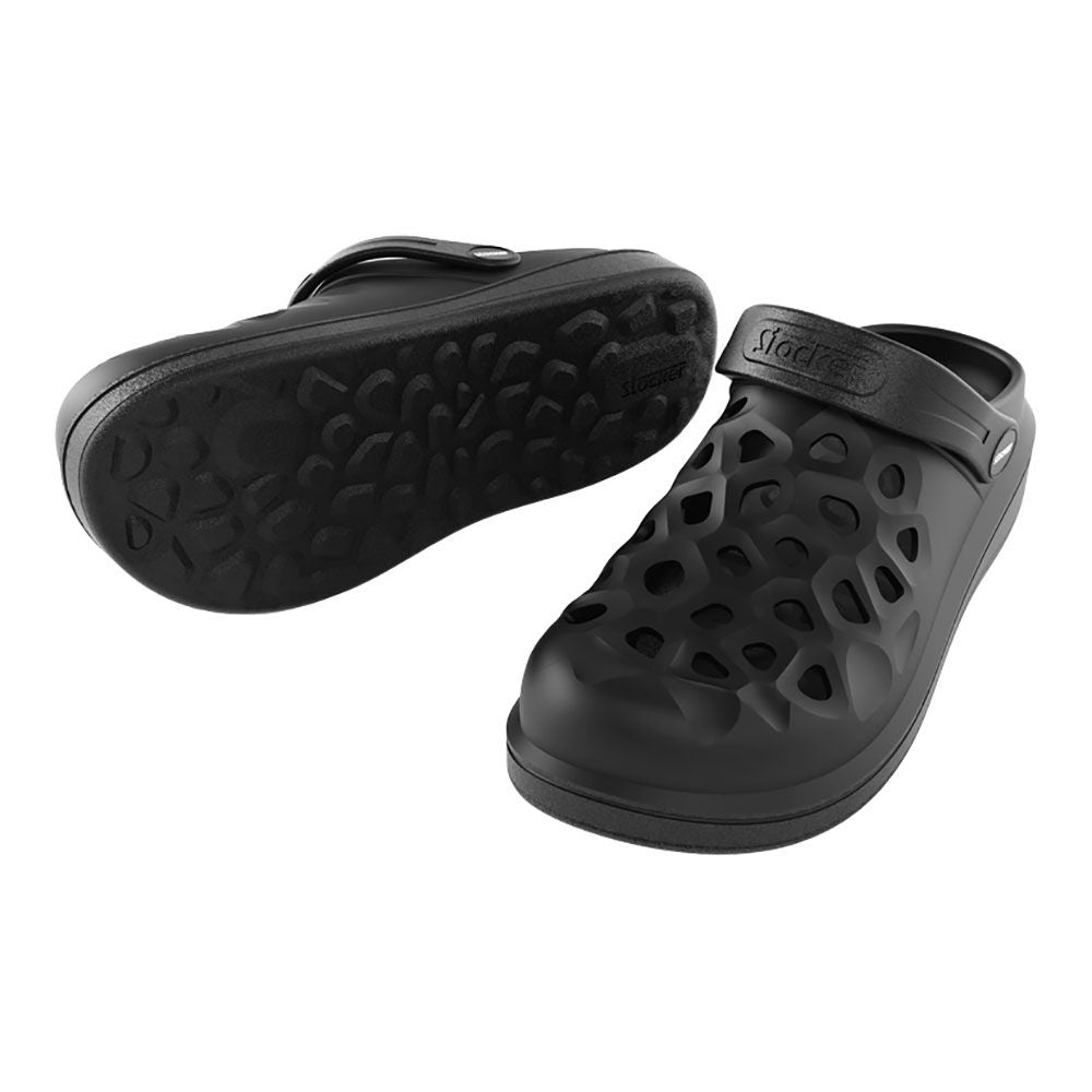 Zuecos para jardín y casa perforado negro talla 43