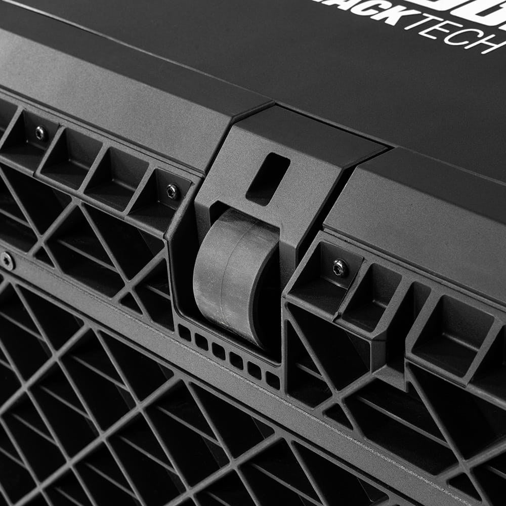 Maletín con ruedas de 1 cajón con cierre, stacktech, 57 x 48 x 67 cm