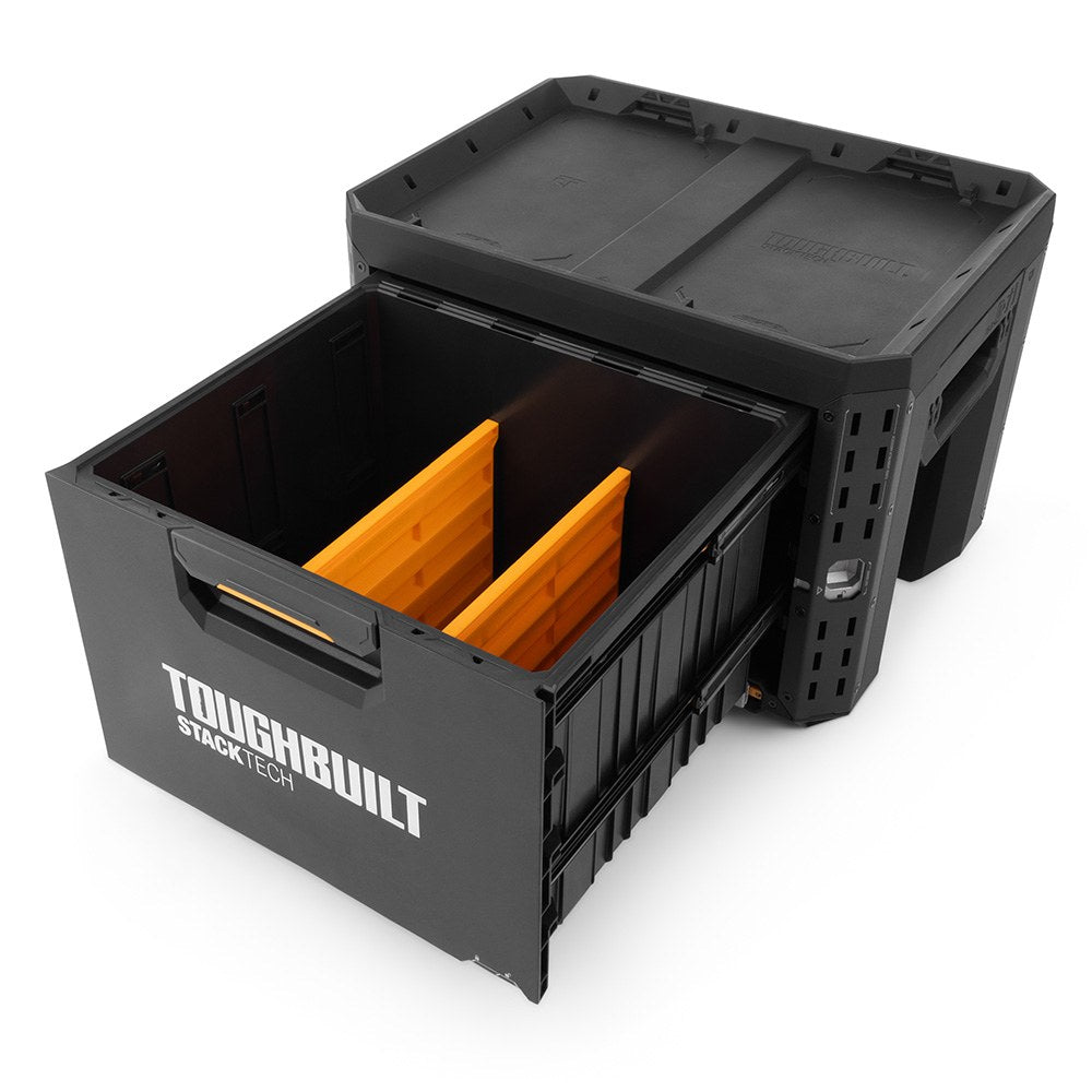 Caja de herramientas de 1 cajón con cerradura, stacktech, 53 x 40,5 x 39,5 cm