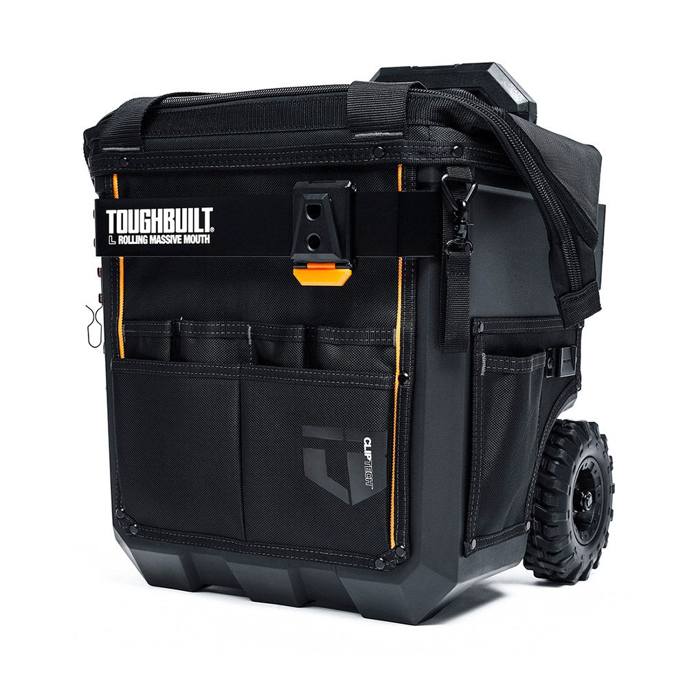 Bolsa de herramientas massive mouth l con ruedas, con sistema cliptech, 36,8 x 35,5 x 49,5 cm