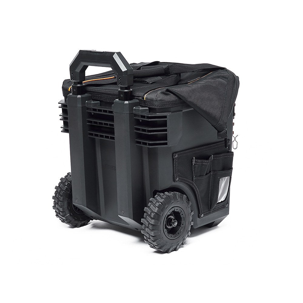 Bolsa de herramientas massive mouth l con ruedas, con sistema cliptech, 36,8 x 35,5 x 49,5 cm