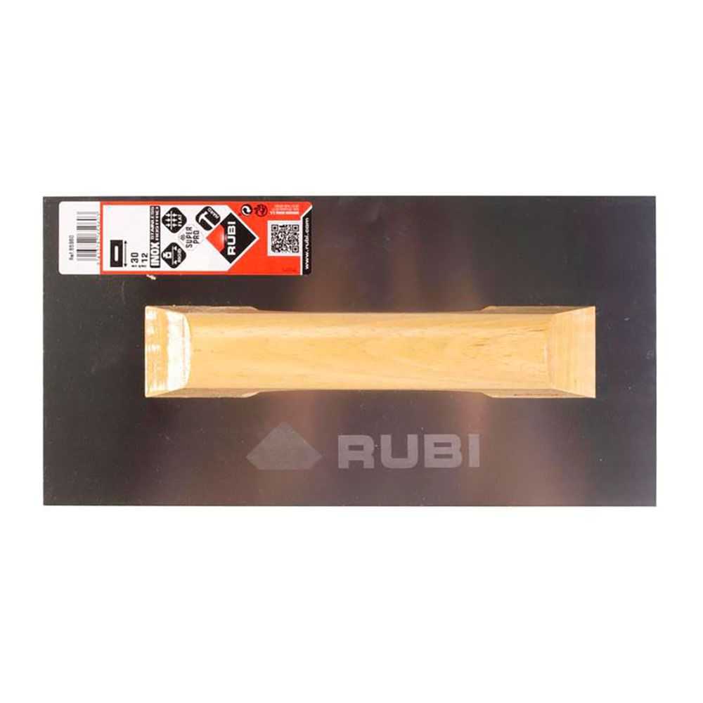 Llana inox 30cm. mango madera cerrado 65960 rubi