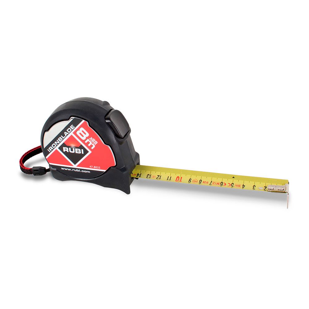Flexómetro ironblade 8 m x 25 mm