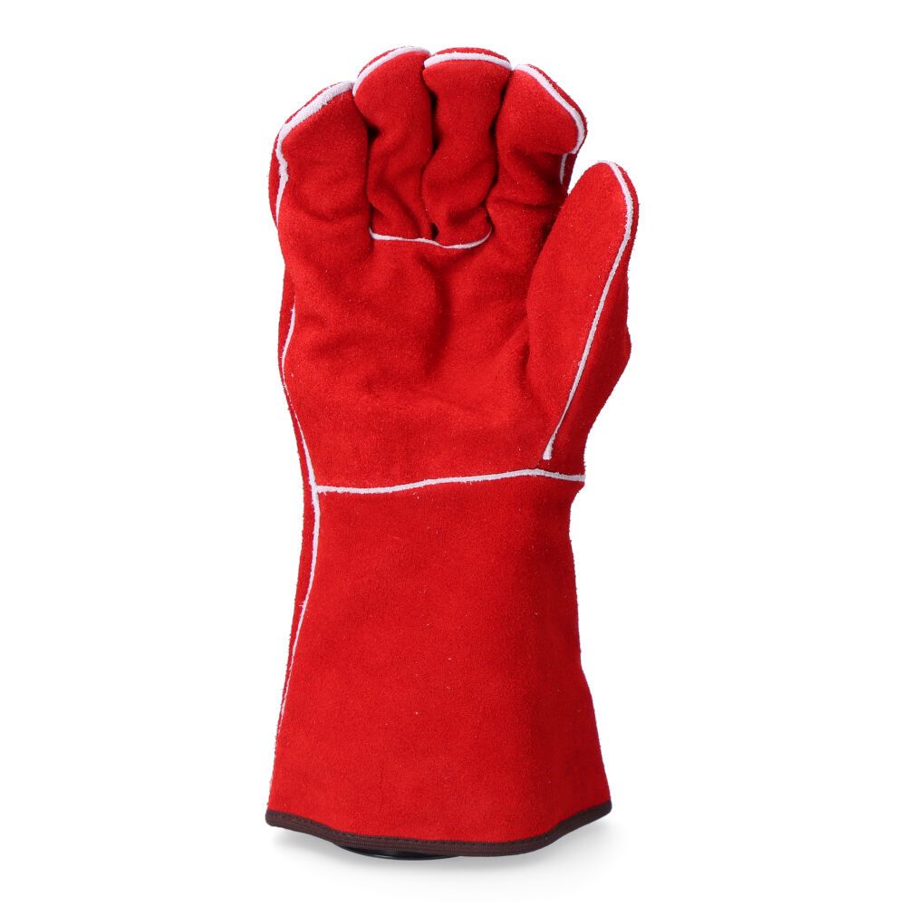 Guante piel de serraje cosido hilo para-aramida, soldadura, t-10