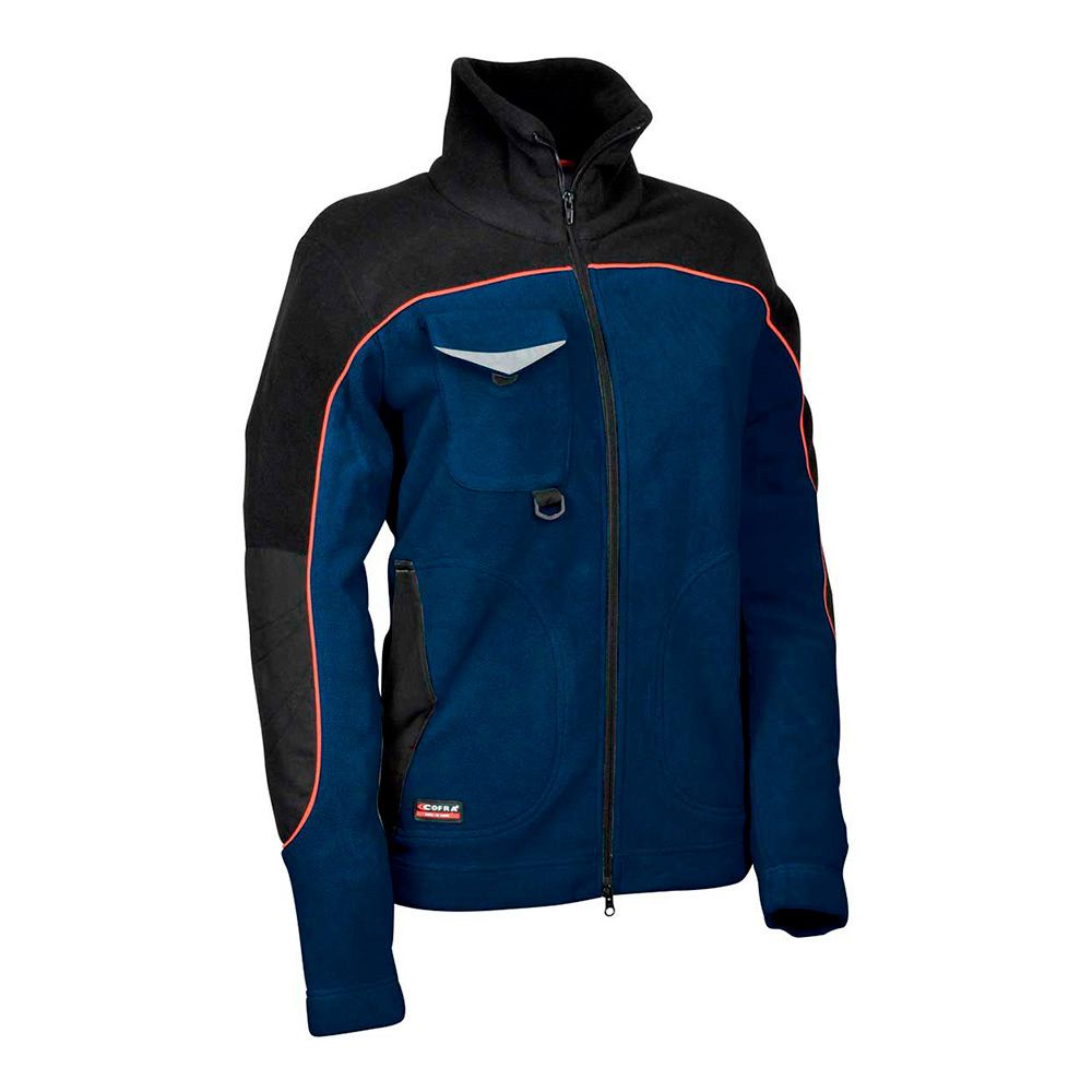 Cazadora woman forro polar rider azul marino negro talla xl