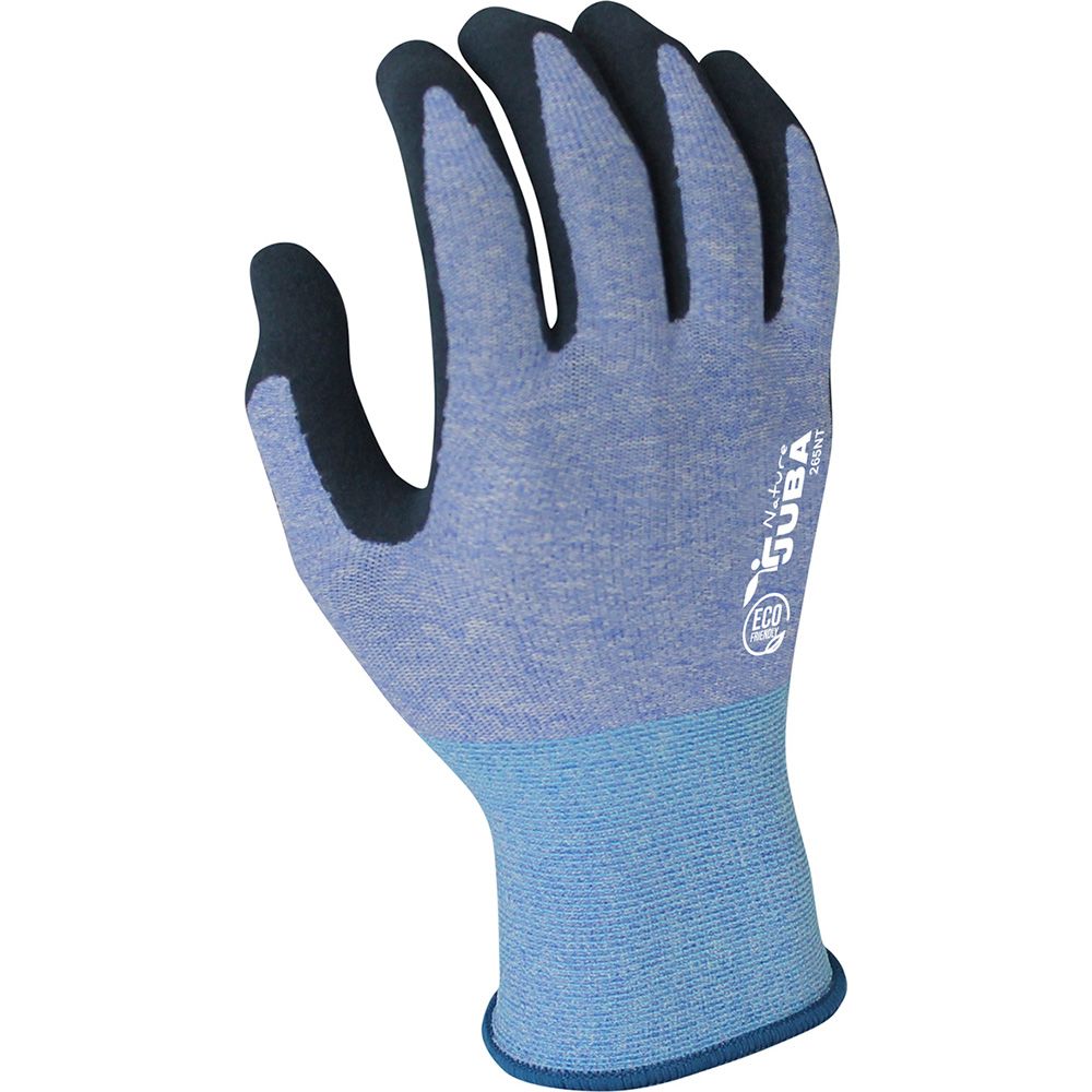 Guante poliéster / spandex con palma látex arenoso, t-11