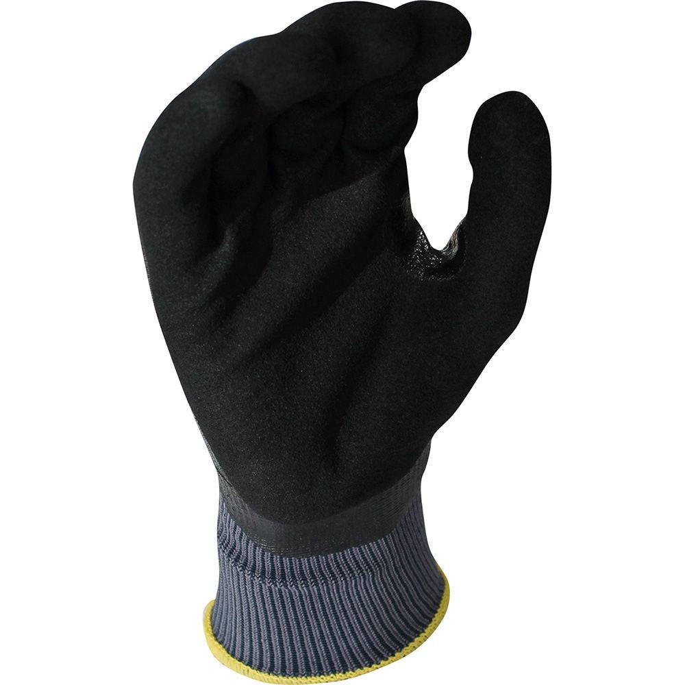 Guante nailon recubierto total nitrilo, negro, t-11