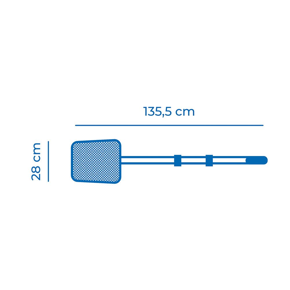 Recogedor de hojas con pertiga extensible classic 28 x 135,5 cm
